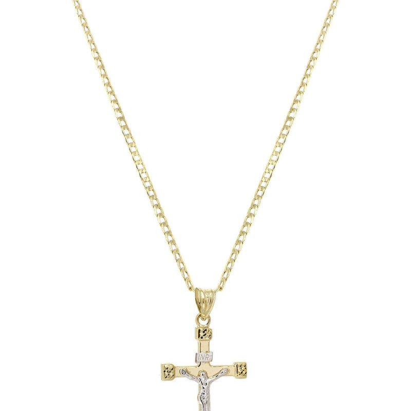 10K Gold Crucifix / Cross  Necklace For Men | 6.17 Grams