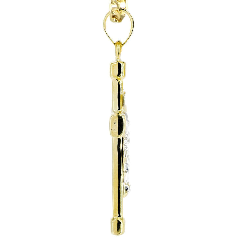 10K Gold Crucifix / Cross  Necklace For Men | 6.17 Grams
