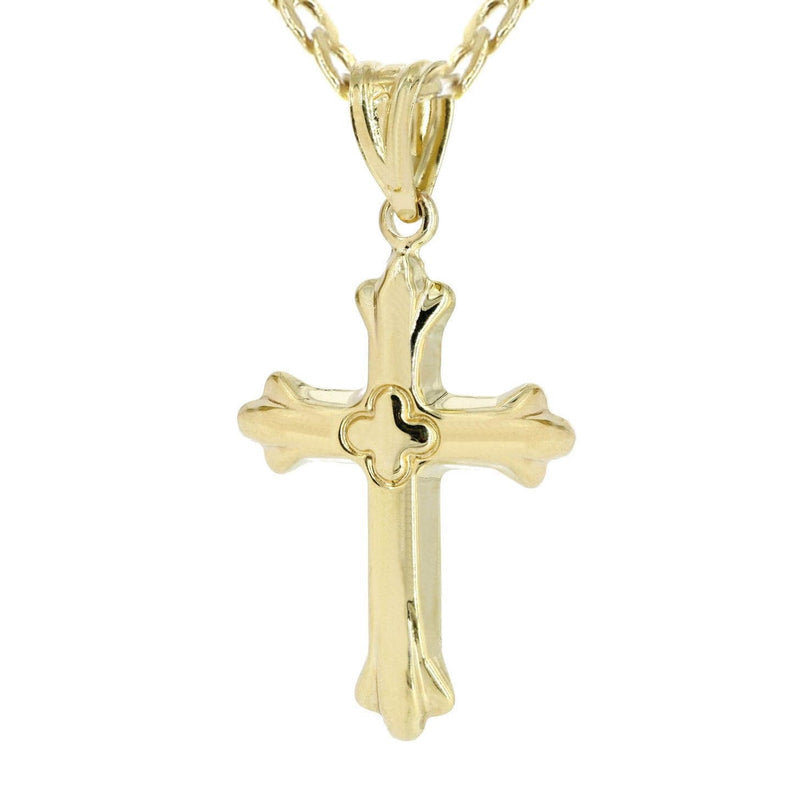 10K Gold Cross  Necklace For Men | 5.81 Grams