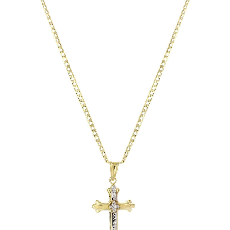 10K Gold Cross  Necklace For Men | 5.81 Grams