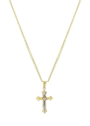 10K Gold Cross  Necklace For Men | 5.81 Grams