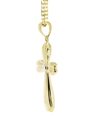 10K Gold Cross Necklace For Men | 6.22 Grams