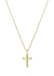 10K Gold Cross  Necklace For Men | 5.55 Grams