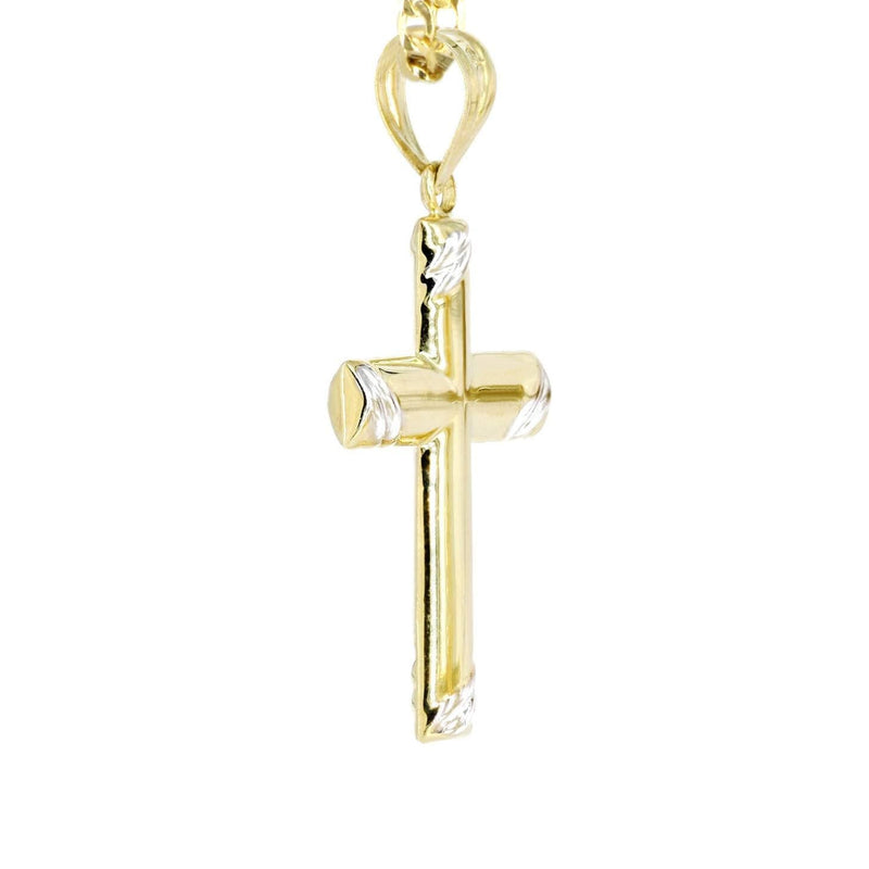 10K Gold Cross  Necklace For Men | 5.55 Grams