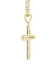 10K Gold Cross  Necklace For Men | 5.55 Grams