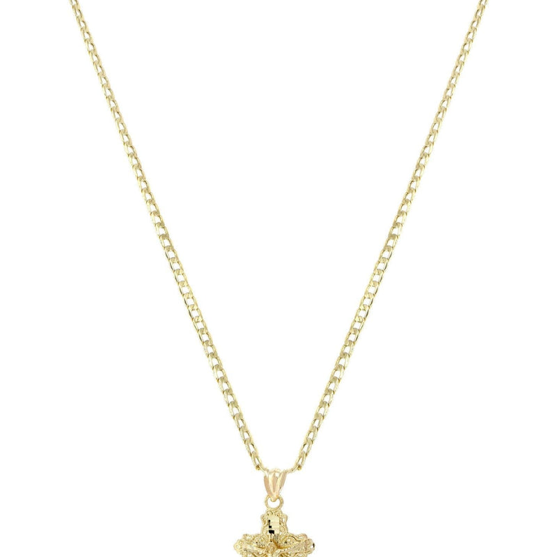 10K Gold Crucifix / Cross  Necklace For Men | 5.8 Grams
