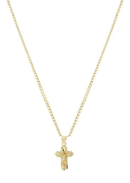 10K Gold Crucifix / Cross  Necklace For Men | 5.8 Grams