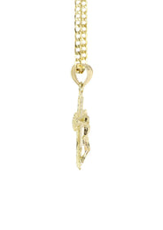 10K Gold Crucifix / Cross  Necklace For Men | 5.8 Grams