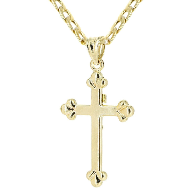 10K Gold Crucifix / Cross  Necklace For Men | 5.3 Grams