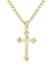 10K Gold Crucifix / Cross  Necklace For Men | 5.3 Grams