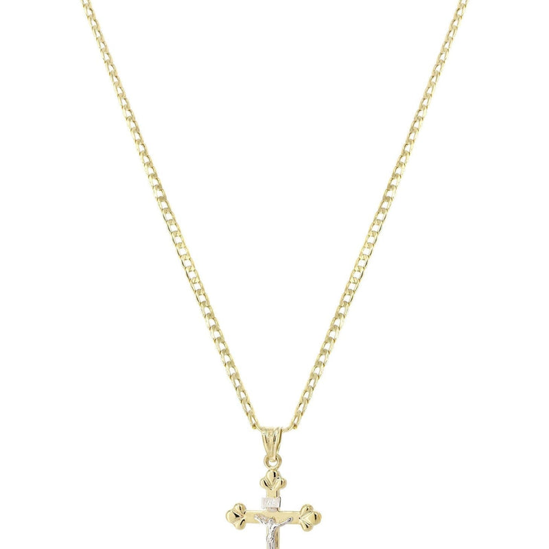 10K Gold Crucifix / Cross  Necklace For Men | 5.3 Grams