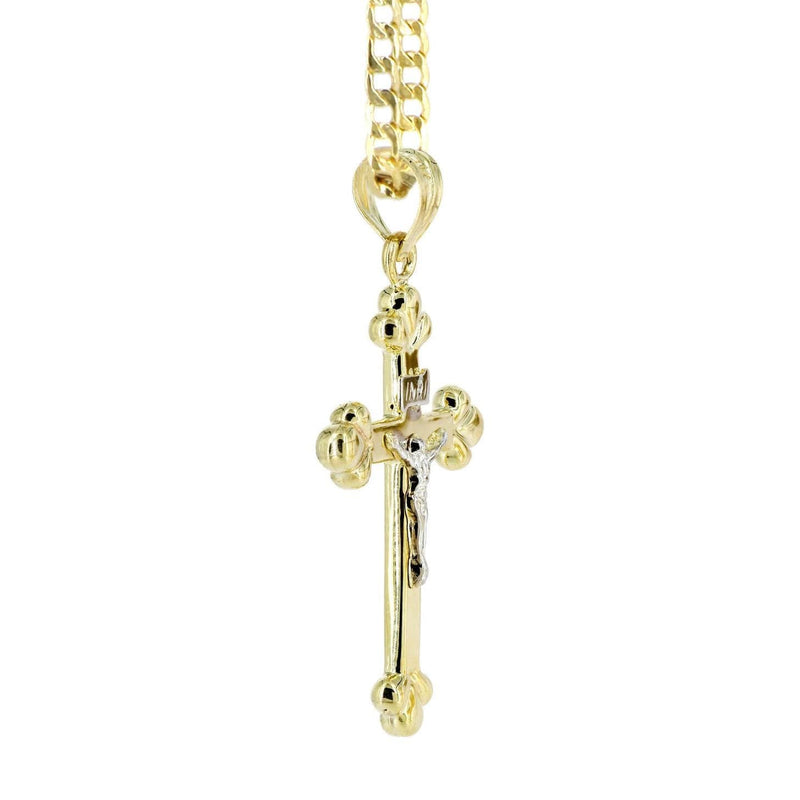 10K Gold Crucifix / Cross  Necklace For Men | 5.3 Grams