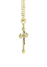 10K Gold Crucifix / Cross  Necklace For Men | 5.3 Grams