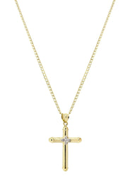10K Gold Cross  Necklace For Men | 5.12 Grams