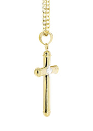 10K Gold Cross  Necklace For Men | 5.12 Grams