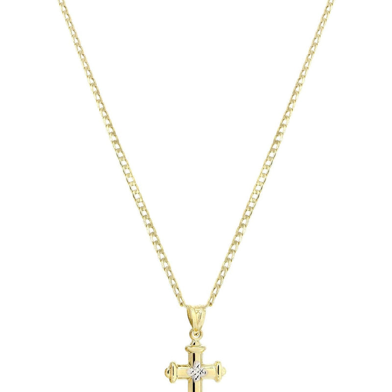 10K Gold Cross  Necklace For Men | 5.2 Grams