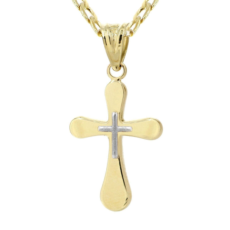 10K Gold Crucifix / Cross  Necklace For Men | 5.4 Grams