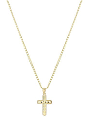 10K Gold Cross  Necklace For Men | 5.13 Grams