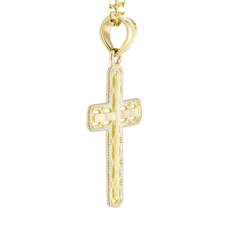 10K Gold Cross  Necklace For Men | 5.13 Grams