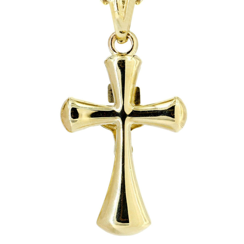 10K Gold Crucifix / Cross  Necklace For Men | 5.66 Grams