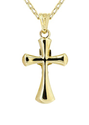 10K Gold Crucifix / Cross  Necklace For Men | 5.66 Grams