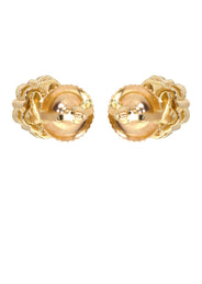 Mens Stud Diamond Earrings | 0.87 Carats 14K Yellow Gold