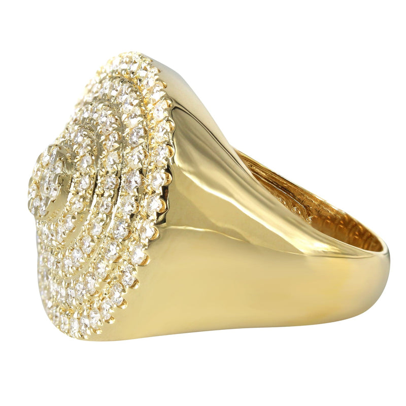 Mens Diamond Pinky Ring  | 3 Carats | 12 Grams