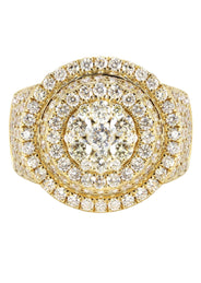 Mens Diamond Pinky Ring  | 4.25 Carats | 12.2 Grams
