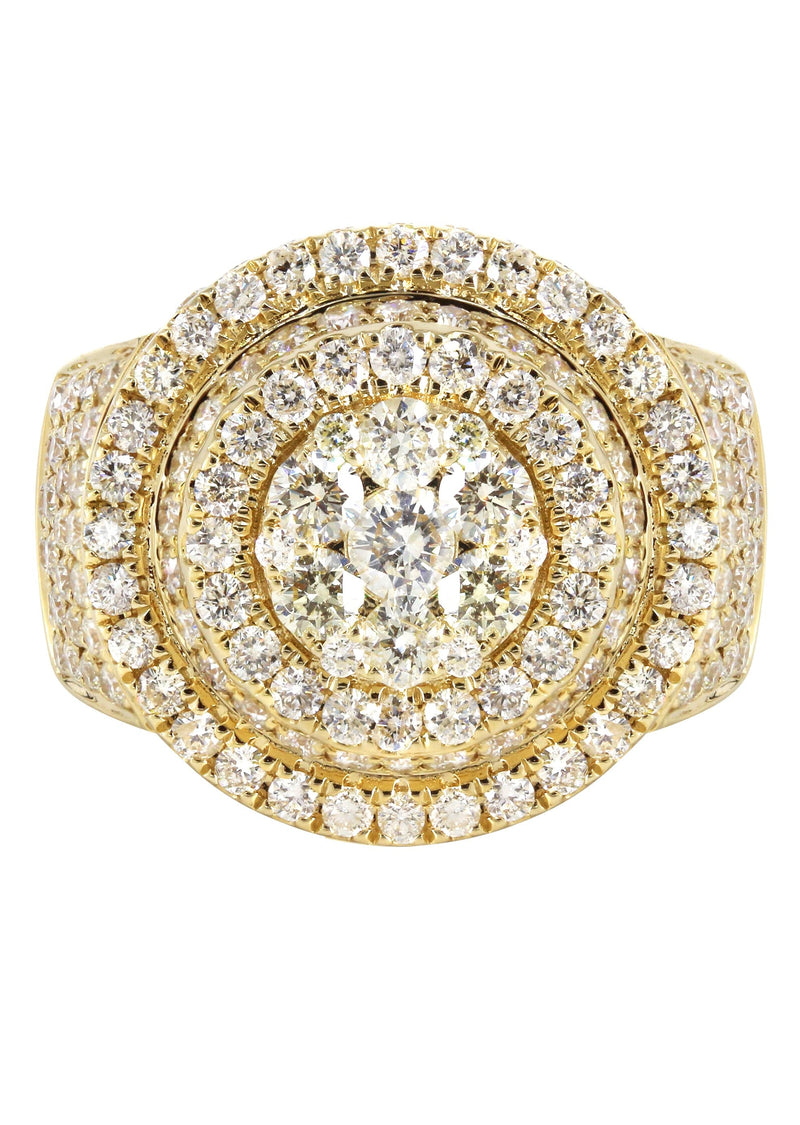 Mens Diamond Pinky Ring  | 4.25 Carats | 12.2 Grams
