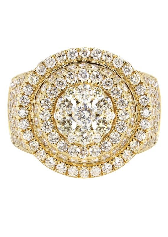 Mens Diamond Pinky Ring  | 4.25 Carats | 12.2 Grams