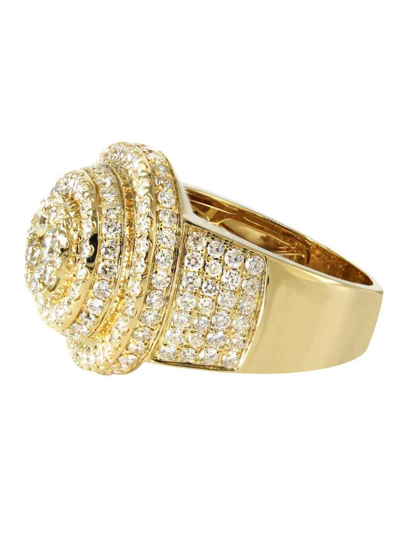 Mens Diamond Pinky Ring  | 4.25 Carats | 12.2 Grams