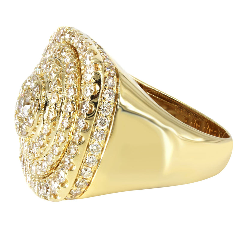 Mens Diamond Pinky Ring  | 3.9 Carats | 12 Grams
