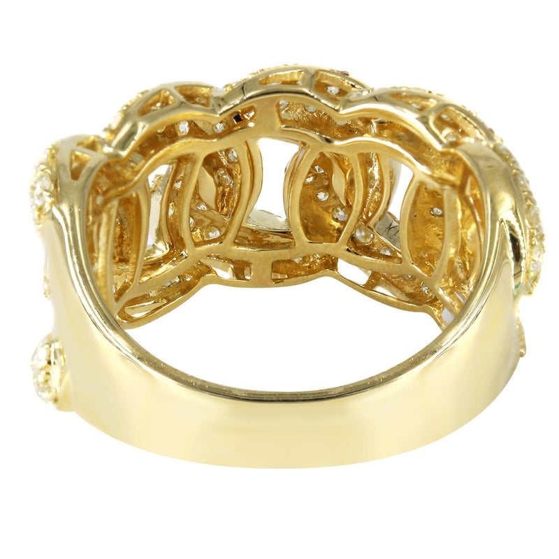 Mens Miami Cuban Diamond Pinky Ring | 3.65 Carats | 7 Grams