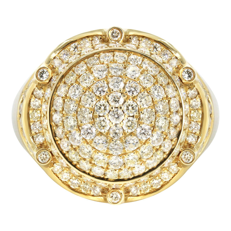 Mens Diamond Pinky Ring  | 2.8 Carats | 9.5 Grams