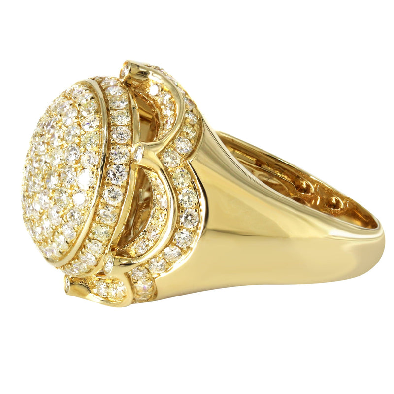 Mens Diamond Pinky Ring  | 2.8 Carats | 9.5 Grams