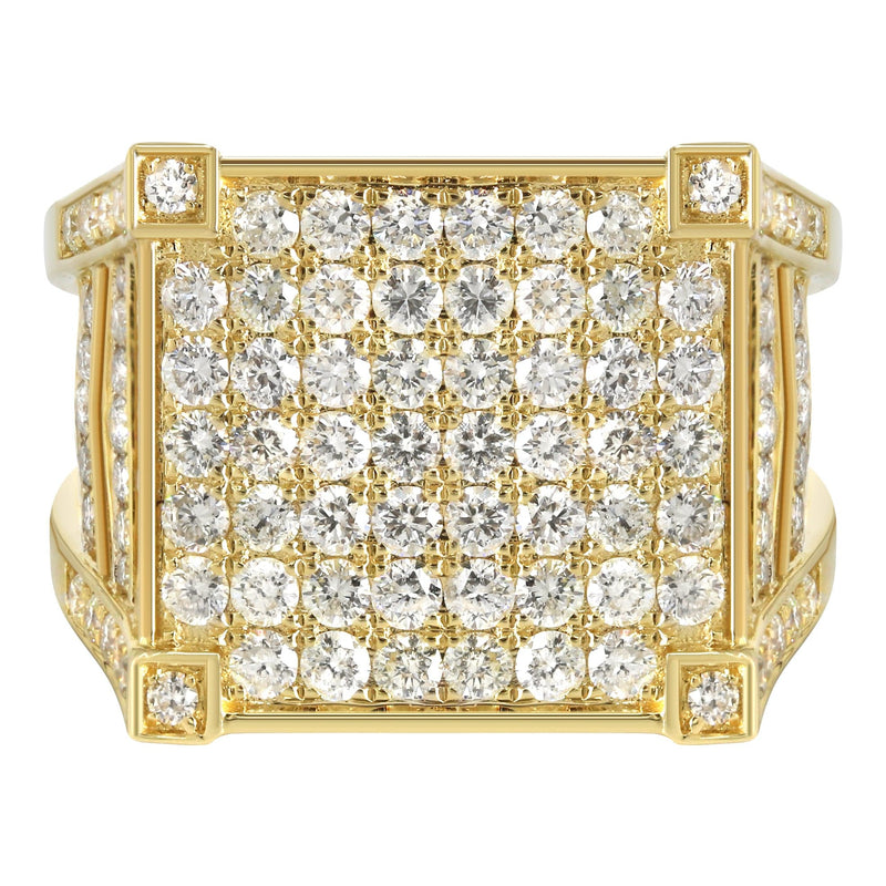 Mens Diamond Pinky Ring  | 3.6 Carats | 8.8 Grams