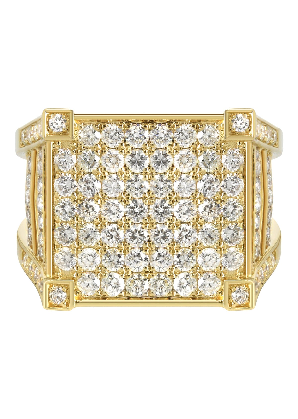 Mens Diamond Pinky Ring  | 3.6 Carats | 8.8 Grams