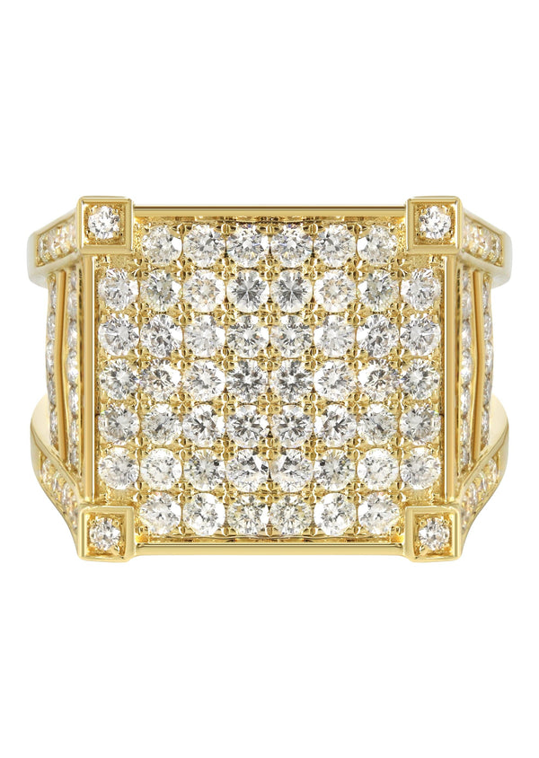 Mens Diamond Pinky Ring  | 3.6 Carats | 8.8 Grams
