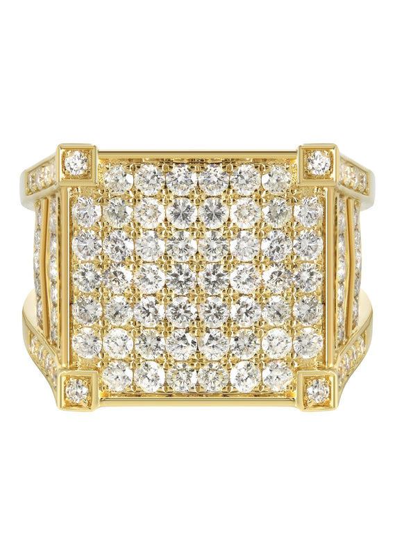 Mens Diamond Pinky Ring  | 3.6 Carats | 8.8 Grams
