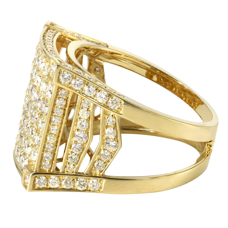 Mens Diamond Pinky Ring  | 3.6 Carats | 8.8 Grams