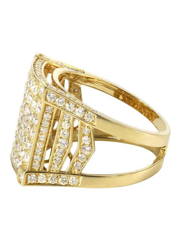 Mens Diamond Pinky Ring  | 3.6 Carats | 8.8 Grams