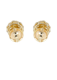 Mens Stud Diamond Earrings | 1.25 Carats 14K Yellow Gold