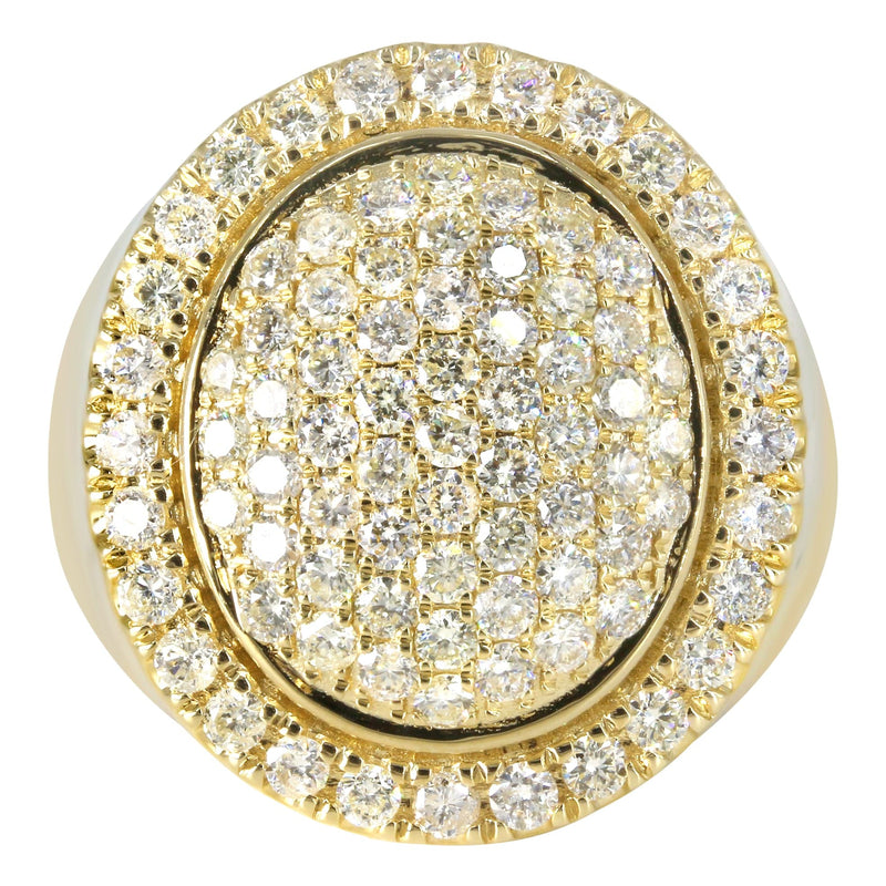 Mens Diamond Pinky Ring  | 2.51 Carats | 14.1 Grams