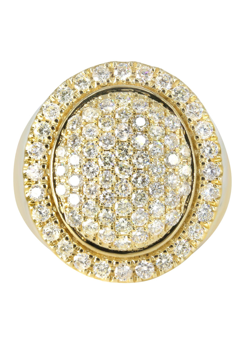 Mens Diamond Pinky Ring  | 2.51 Carats | 14.1 Grams