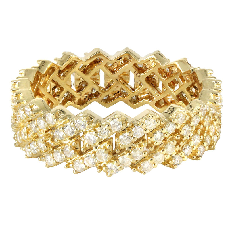 Mens Miami Cuban Diamond Pinky Ring Diamond Ring | 1.9 Carats | 6.6 Grams