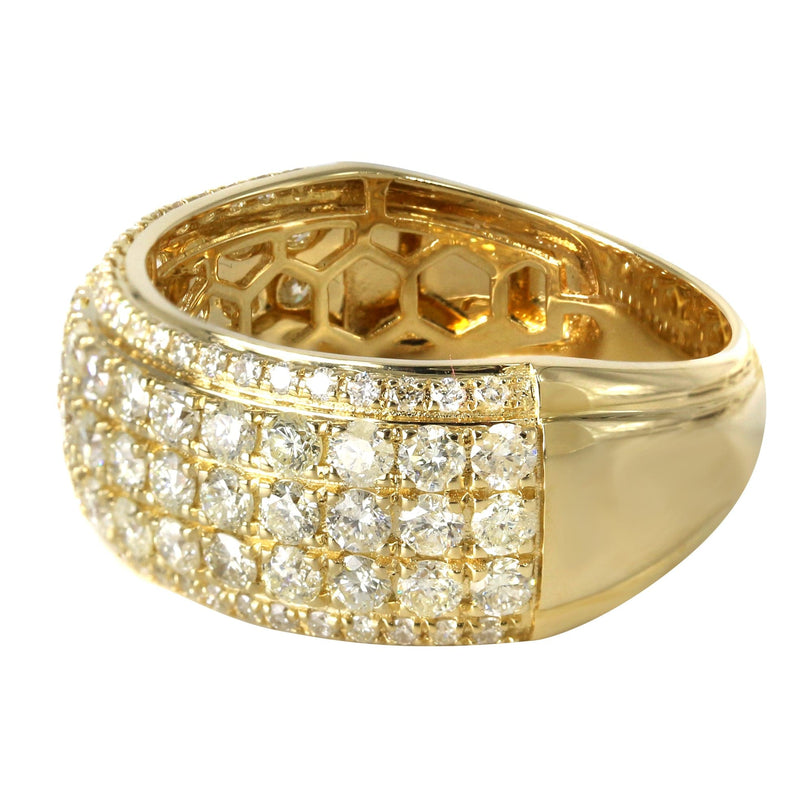 Mens Diamond Pinky Ring  | 3 Carats | 6.2 Grams