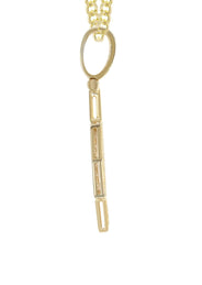 14K Yellow Gold Diamond Star of David Necklace | 1.58 Carats