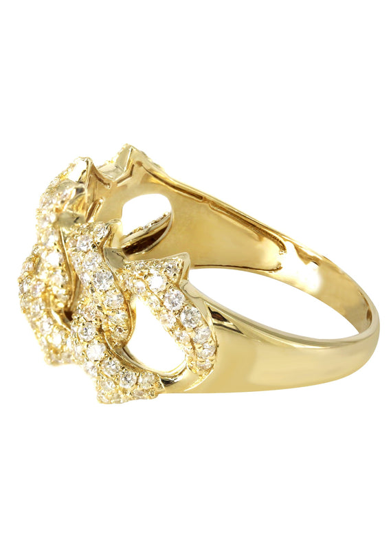 Mens Miami Cuban Diamond Pinky Ring | 1.31 Carats | 4.8 Grams