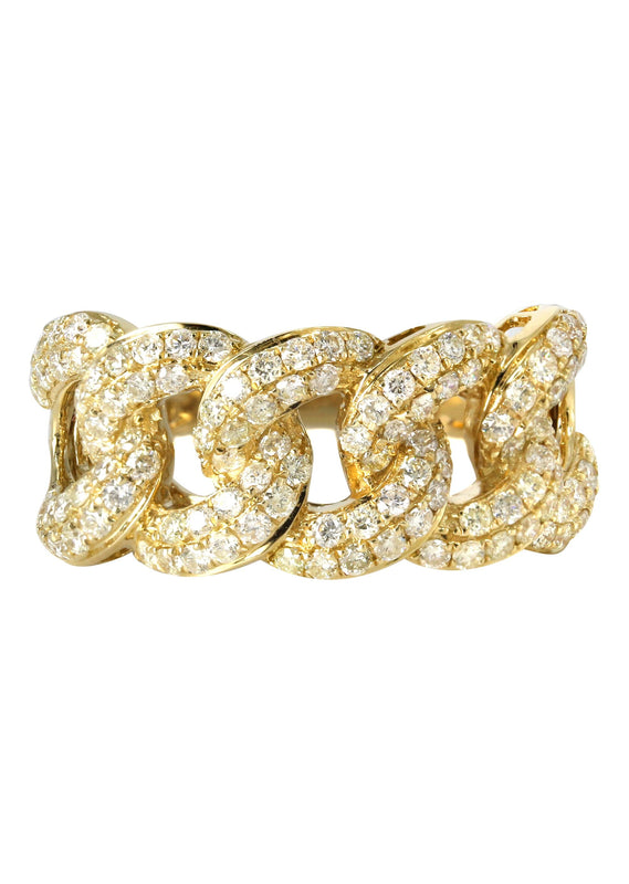Mens Miami Cuban Diamond Pinky Ring  | 1.8 Carats | 6 Grams