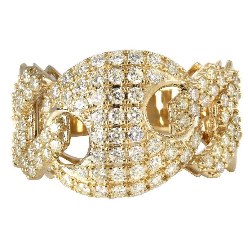 Mens Miami Cuban Diamond Pinky Ring | 2.25 Carats | 7.7 Grams